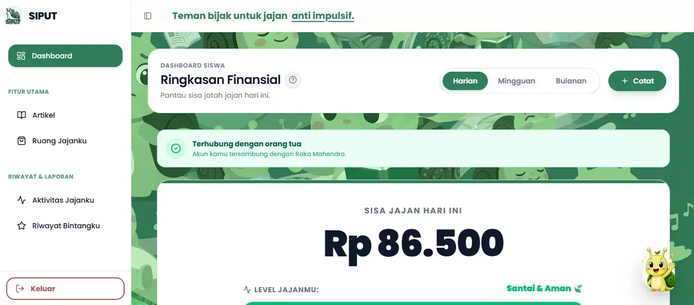Dasbor Menghormati Privasi