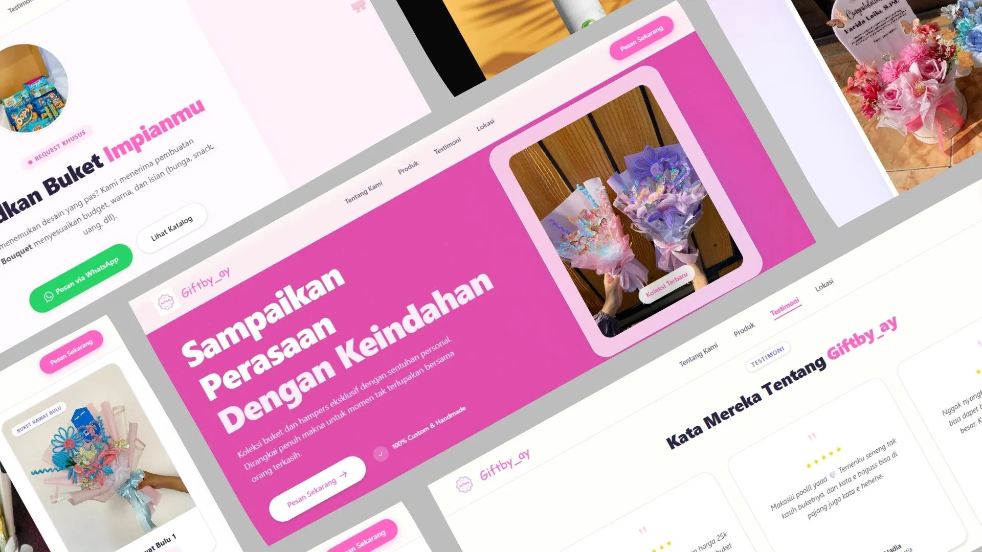 Giftby_ay Landing Page